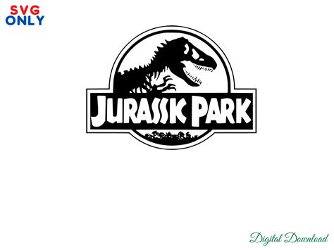 Jurassic Park Logo Svg Digital Download Etsy