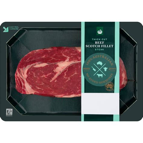 Woolworths Beef Scotch Fillet Steak Steak 300g Woolworths