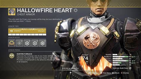 Testing A Hallowfire Heart Build In A Heroic Nightfall Destiny