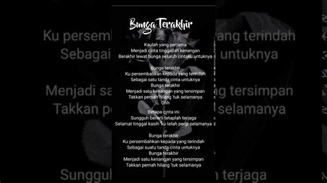 Bunga Terakhir Cover – Ilustrasi