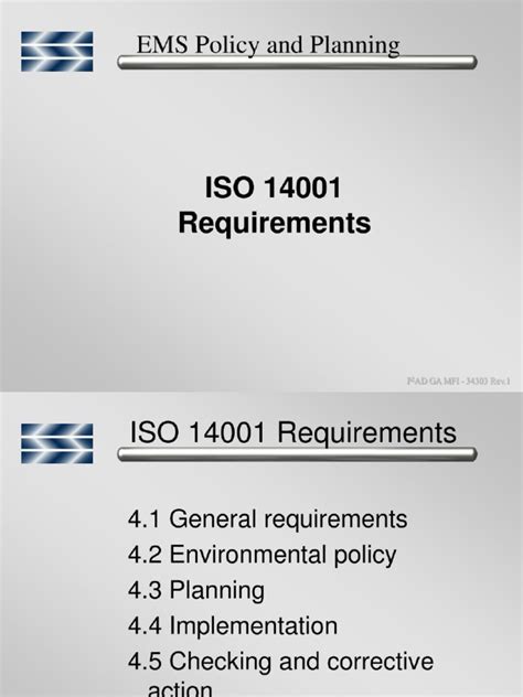 ISO 14001 Requirements | PDF