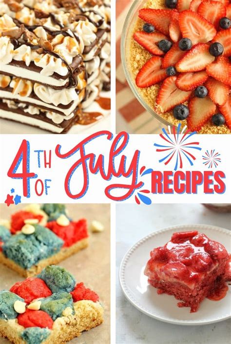 Fourth Of July Recipes Diary Of A Recipe Collector