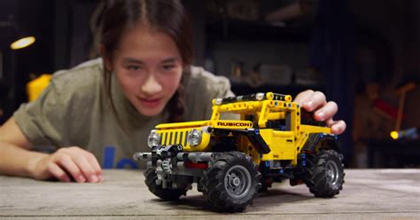 Legos Latest Addition To The Technic Series Is A Jeep Wrangler With Articulating Suspension And