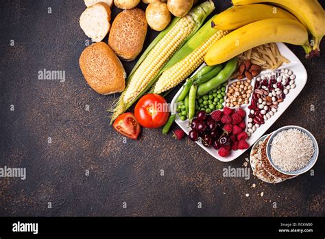 Carbohydrates Rich Food Hi Res Stock Photography And Images Alamy