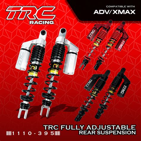 TRC Racing Yamaha XMAX ADV 395mm Fully Adjustable CNC Shock Suspension