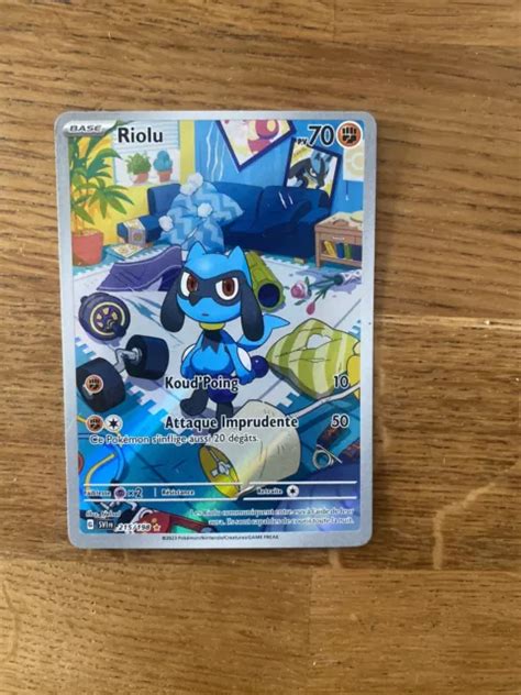 Carte Pokemon Riolu Secr Te Ev Carlate Et Violet