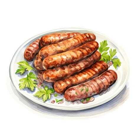 Premium Ai Image Delicious Montenegrin Cevapi Grilled Minced Meat