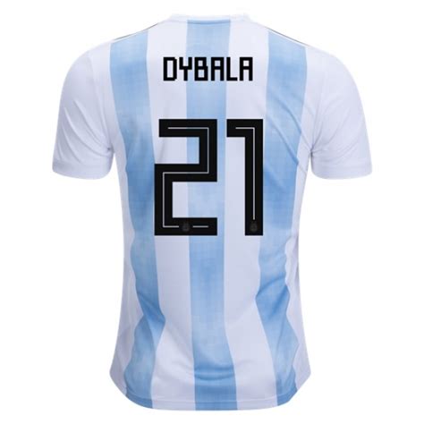 Argentina World-Cup #21 Dybala Home Jersey 2018