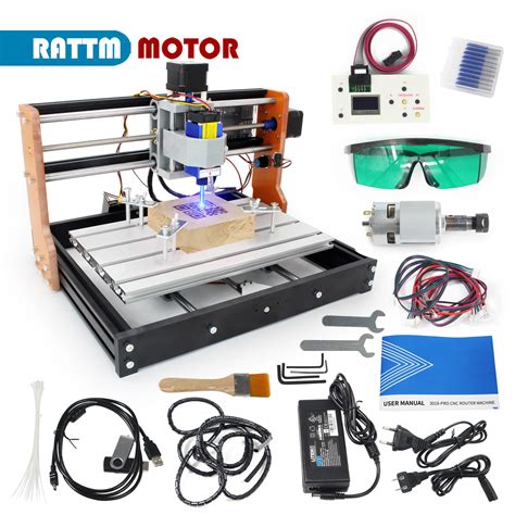 De Stok Cnc Pro Router Freze Makinesi Ile W Lazer Grav R Mod L