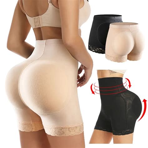 Women Butt Lifter Panties Body Shaper High Waist Cinchers Push Up Seamless Pads Fake Hip Lifting