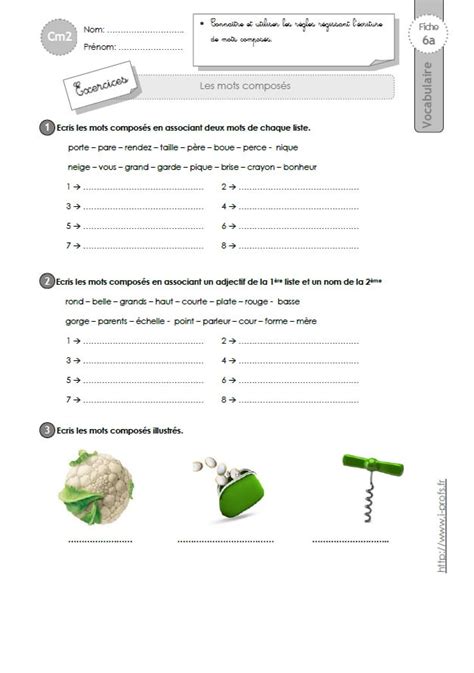 Exercices Vocabulaire Cm Les Suffixes 11100 Hot Sex Picture