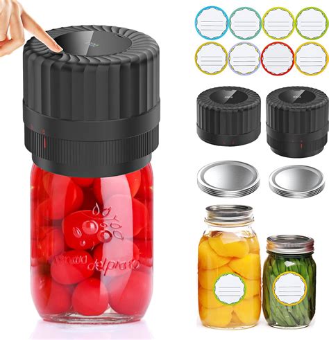 Huijutchen Electric Mason Jar Vacuum Sealer Kit Mothers Day Gift