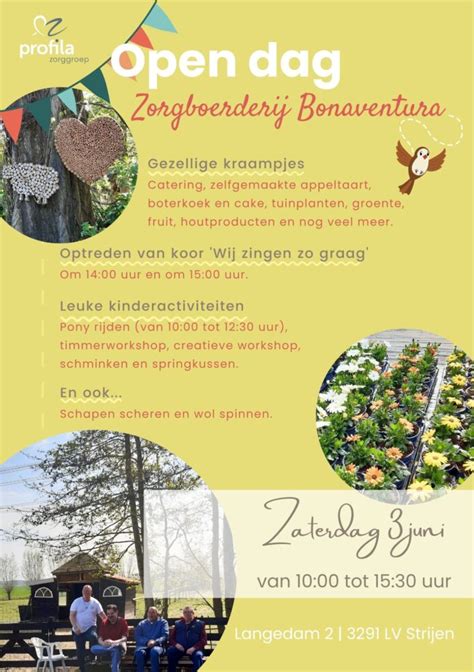 Open Dag Zorgboerderij Bonaventura In Strijen Strijen Info