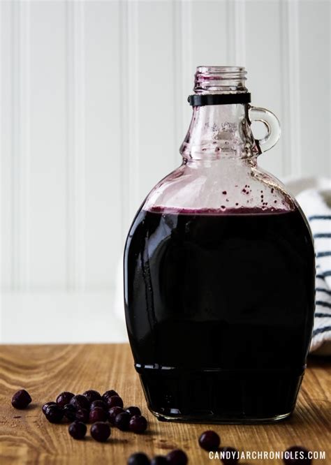 Wild Blueberry Maple Syrup Two Ingredients Candy Jar Chronicles