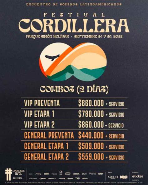 Boletas Festival Cordillera 2022 En Colombia Link Y Dónde Comprar En Bogotá Infozport