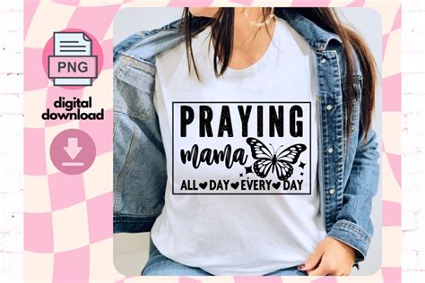 Praying Mama Png Sublimation Christian Mama 2705647