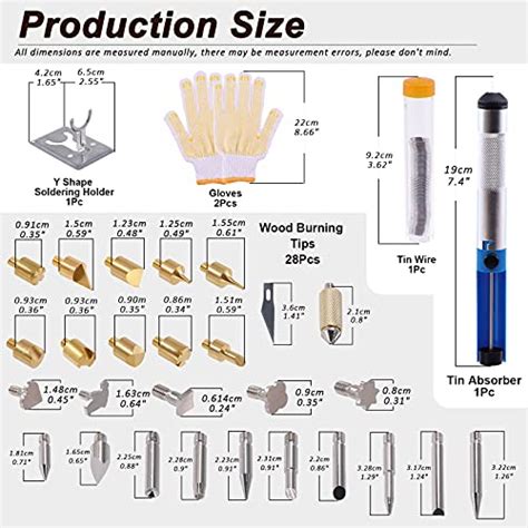 Wokape Kit De Combustion Du Bois Pi Ces Stylo De Pyrogravure