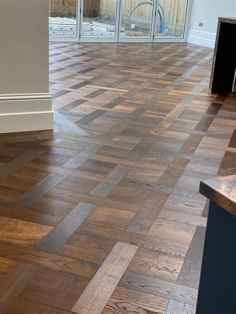 Product Deep Fumed Uv Oiled Oak Basketweave Parquet