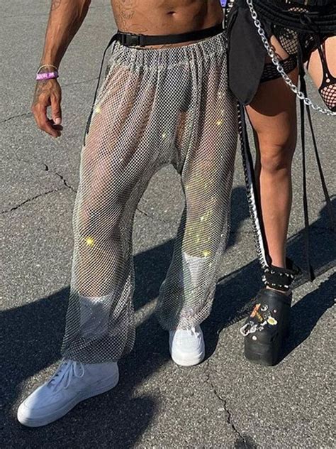 Pride Outfit Gay Outfit Mode Queer Rave Men Nylons Rave Fits