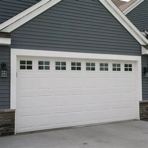 Custom Garage Door Modern White Sectional Garage Door with Motor ...