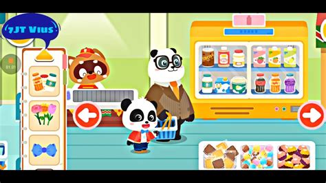 Super Baby Panda Belanja Bersama Ibu Panda Di Mini Market Babi Bus