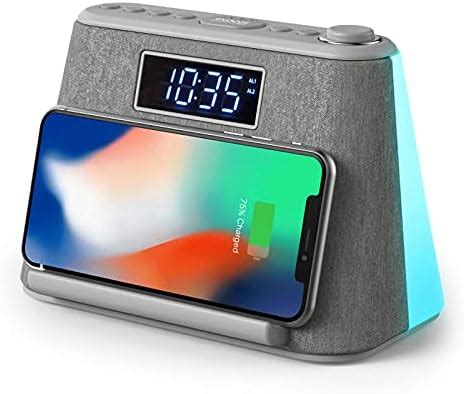 I Box Alarm Clocks Bedside Alarm Clock With Wireless Charging