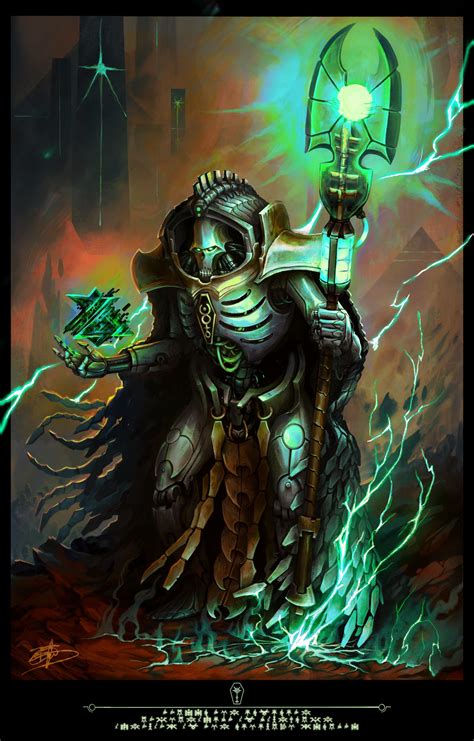 Necron Lord Necrons Warhammer 40000 Wh40k Warhammer 40k ваха