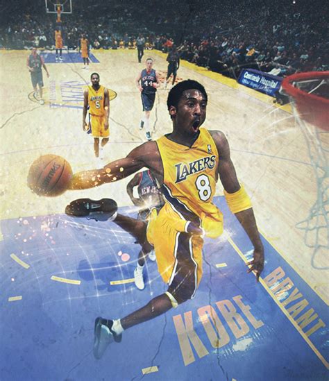 Retro Kobe Bryant On Behance