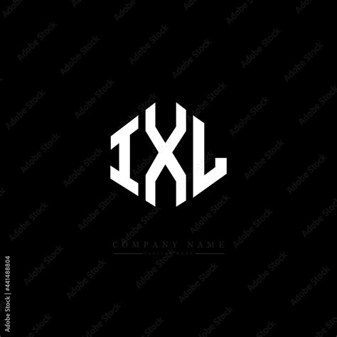 IXL letter logo design with polygon shape. IXL polygon logo monogram ...