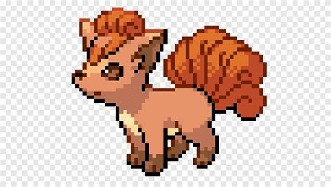 Vulpix Sprite Ninetales Pixel Art Pokémon Diamante Y Perla Sprite