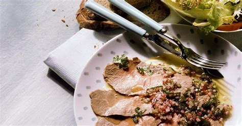 Kaltes Roastbeef Mit Vinaigrette Rezept Eat Smarter