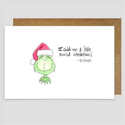 Grinch - Greeting Card