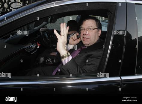 Taoiseach brian cowen arrives government buildings in dublin hi-res stock photography and images ...