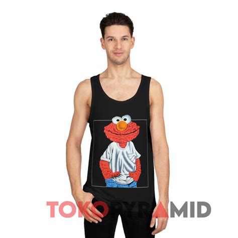 Sesame Street Elmo Wear Tommy Hilfiger Shirt Tokopyramid