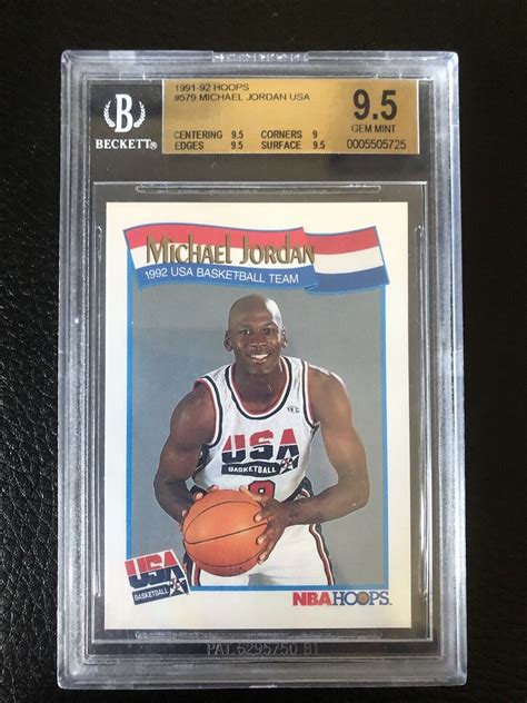 Hoops Michael Jordan Usa Bgs Chicago Bulls Ebay