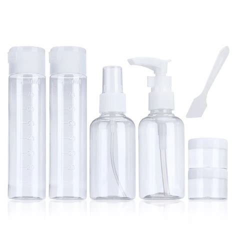 Ruimio 6pcs Travel Bottle Set Toiletries Liquid Containers Leak Proof