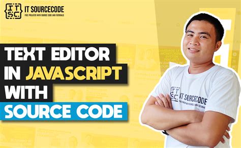 Text Editor In Javascript With Source Code Itsourcecode