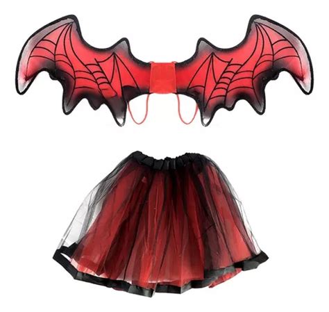 Disfraz Tutu Y Alas Diablita Halloween Universo Mágico Cuotas sin