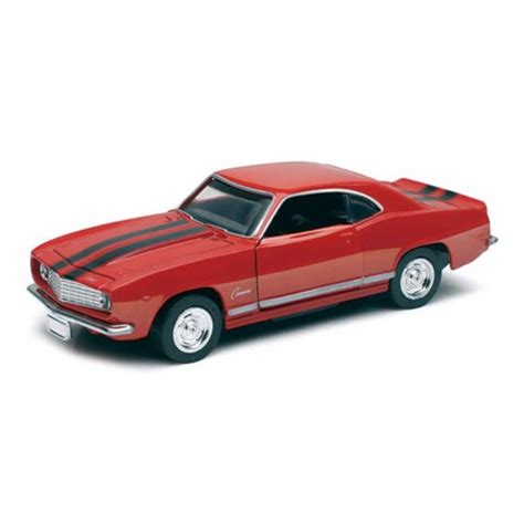 New-Ray 50473B 1969 Chevrolet Camaro Z28 In Red With Black Stripes Pack ...