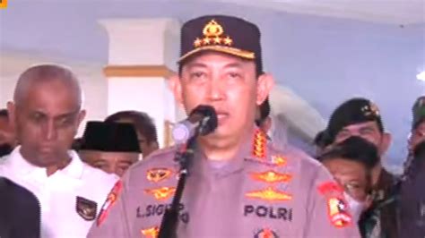 Kapolri Berjanji Usut Tuntas Tragedi Kanjuruhan