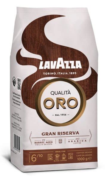 Lavazza Qualita Oro Gran Riserva 1kg Kawa ziarnista leżakowana w beczce