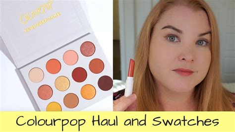 Colourpop Haul And Swatches Youtube