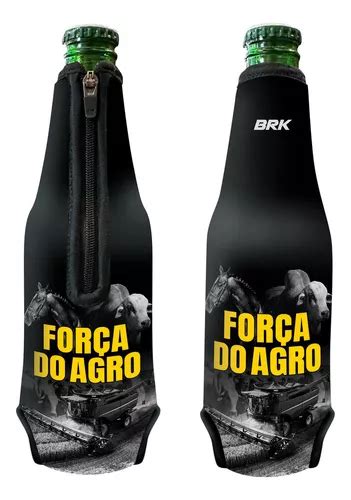 Porta Garrafa Térmico Para Long Neck Brk Neoprene Força Agro MercadoLivre