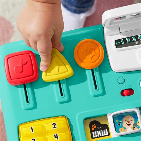 Fisher Price Musikspielzeug Lernspaß DJ Spieltisch mit Licht Smyths