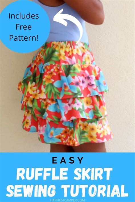 How To Make A Ruffle Skirt Free Printable Pattern