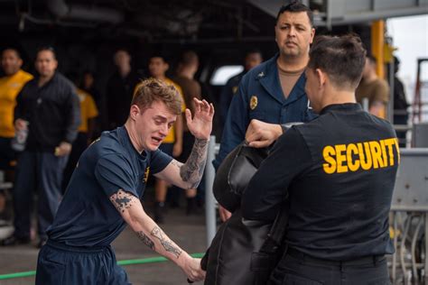 Dvids Images Uss Carl Vinson Cvn Conducts Oc Spray Training