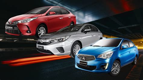 Honda City Vs Toyota Vios Vs Mitsubishi Mirage G