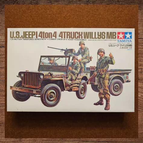 35015 TAMIYA U S Jeep 1 4 Ton 4x4 Truck Willys MB 1 35 Modellbausatz