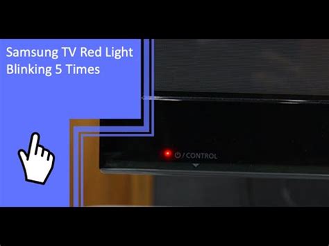 Samsung Tv Red Light Blinking Times Youtube