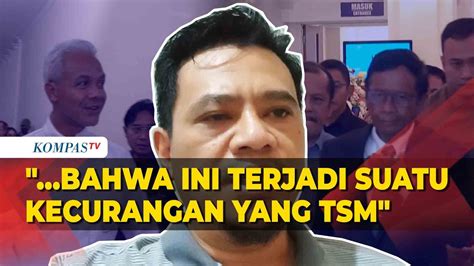 Tpn Ganjar Mahfud Siap Bawa Bukti Dan Saksi Usut Kecurangan Tsm Pemilu